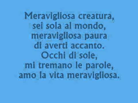 Skitarrate Accordi Testi Meravigliosa creatura NANNINI GIANNA
