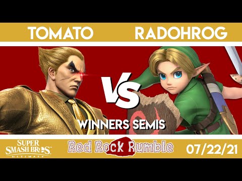 Red Rock Rumble #97 - Tomato (Kazuya) VS. Radohrog (Young Link) - Winners Semis - Smash Ultimate