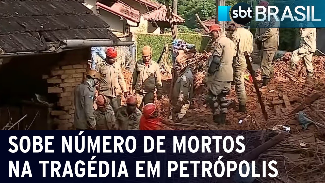 Tragédia em Petrópolis: 117 mortes foram confirmadas | SBT Brasil (17/02/22)