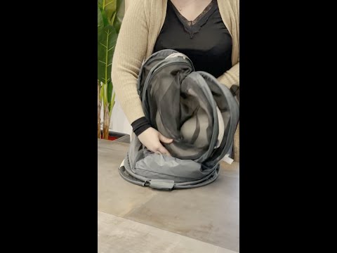 Deryan Travel cot Baby Luxe - Best pop up travel cot - Beste campingbedje - How to fold