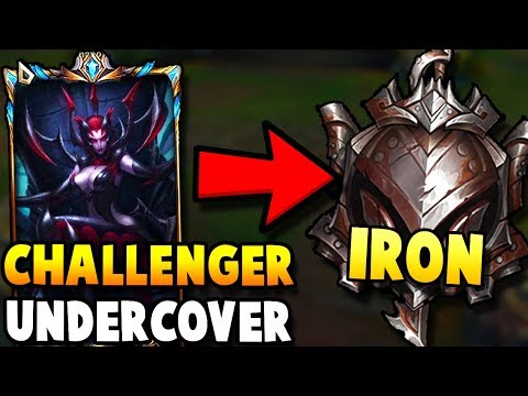 I HIRED A DIAMOND COACH AND PRETENDED TO BE AN IRON ELISE MAIN!! (WARNING: SUPER TROLL VIDEO) - LoL