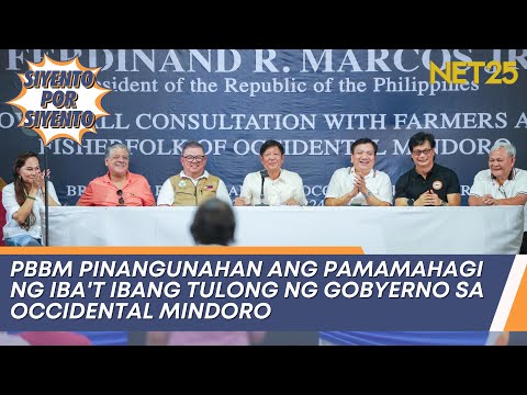 PBBM pinangunahan ang pamamahagi ng iba't ibang tulong ng gobyerno sa Occ. Mind Siyento Por Siyento