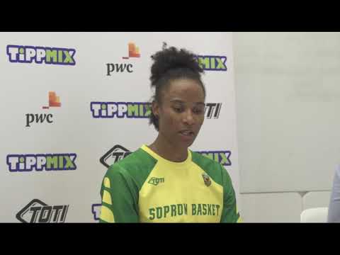 2019.04.26. Sopron Basket - ALUINVENT-DVTK, értékelő - Turner Yvonne