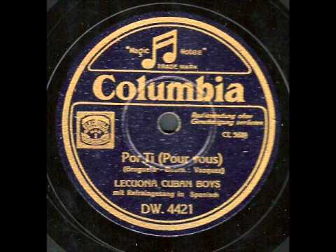 Lecuona Cuban Boys on 78 rpm