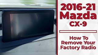 2016-2021 Mazda CX-9 -  How To Remove Your Touchscreen Display - Infotainment.com