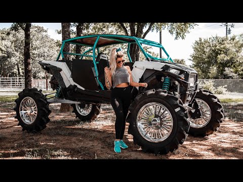 Making my RZR huge on 40s! 8" Super ATV Portals and 22" JTX Wheels