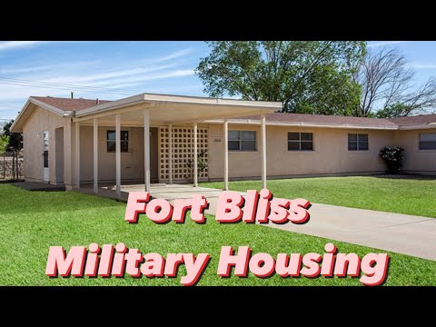 Fort Bliss Military Housing Tour - Off Post House at Logan Heights