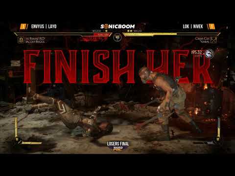 Sonic Boom VI MK11 Losers Final ENVYUS l Layo (Jacqui Briggs) vs LOK l Nivek (Kabal)