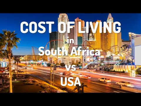 Cost of Living in South Africa, compared to the United States. #savemoney