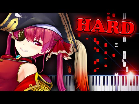 Toby Fox & Camellia - Dead Ma'am's Chest (Houshou Marine) - Piano Tutorial