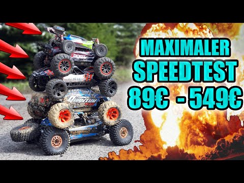 Wer gewinnt den SPEEDTEST WETTBEWERB? - 5 RC AUTOS von unter 100€ bis über 500€!