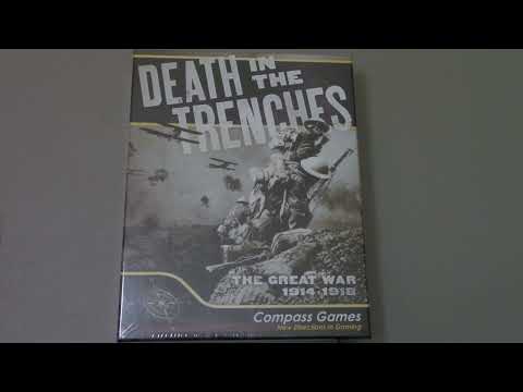 Unboxing - Death in The Trenches - Compass Games
