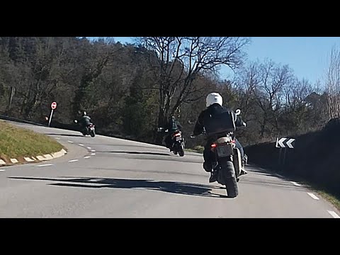 Volta motorista Oló, Perafita, Monestir Lillet, Coll Creueta, Tosses, Lloses. Merlès, Dc.2025-03-05