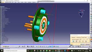 300 Watt Hall Etkili iticinin Catia v5 Kati Modellemesi.