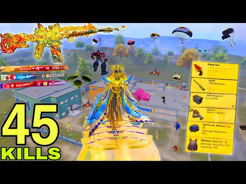 45 Solo KILLS!!😱MY NEW SEASON BEST GAMEPLAY w/ BEST X-SUIT😍SAMSUNG,A3,A5,A6,A7,J2,J5,J7,S6,S7,59,A10