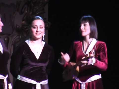 Georgian folk ensemble Keria - SHAIREBI - (Rachian limericks) shairebi kacebze