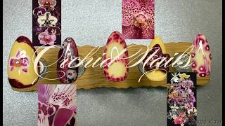 Orchid Nail Set🌸 | Come with me to design an orchid inspired set!