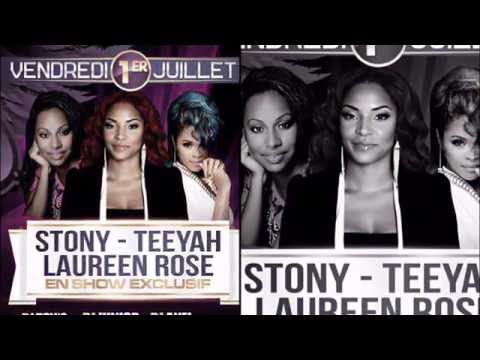 3 diva Stony,Teeyah, Laureen Rose en showcase au Shivas 97