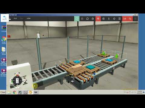 Simatic Manager and Factory IO Converge Station Example
