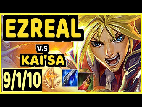 SHORTHOP (EZREAL) vs KAI'SA - 9/1/10 KDA BOTTOM ADC GAMEPLAY - NA Ranked GRANDMASTER
