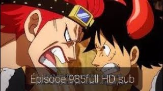 one pièce  épisode 985 Full HD sub English