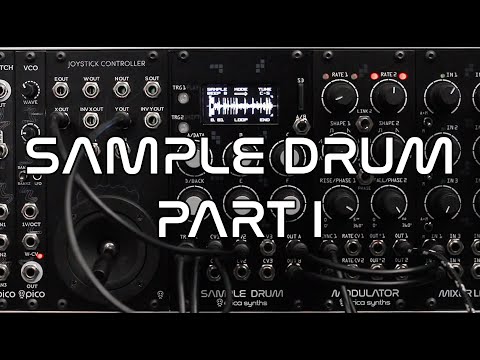 Erica Synths Sample Drum demo (part 1)