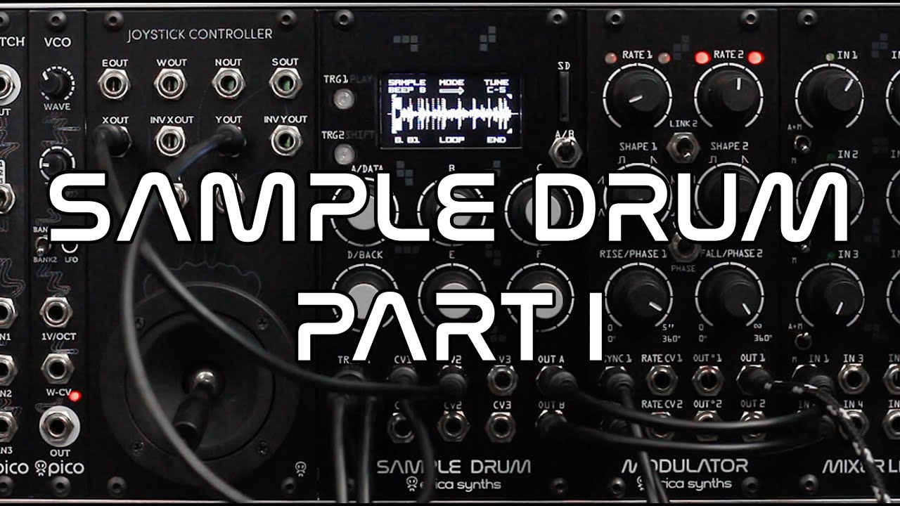 Erica Synths Sample Drum demo (part 1) - YouTube