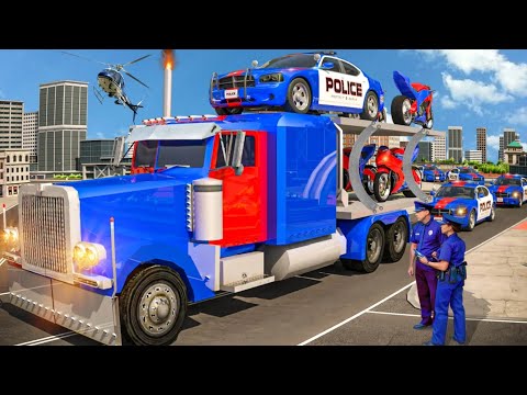 US Police Multi Level Car Transporter part 3