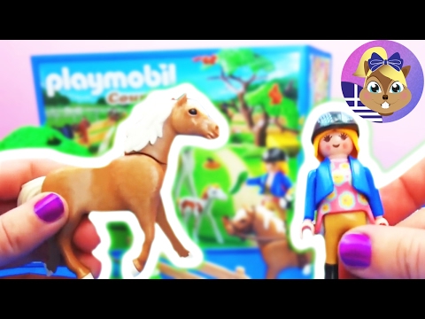 Συναρμολογούμε το σετ παιχνιδιού Playmobil Country - Περίφραξη με άλογα