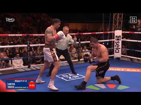 Oleksandr Usyk vs. Rico Verhoeven Full Fight Highlghts KNOCKOUT \ Usyk vs. Rico KO