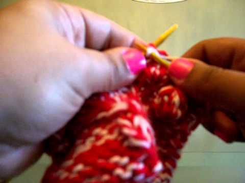 How to Knit Row 10 Nosegay Pattern Part 12