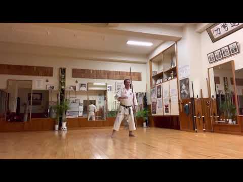 Yuniga nu Kun (Yonegawa no Kon) 米川ヌ棍#kobudo #okinawa #shimbukan #古武道　#沖縄