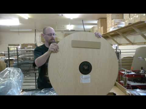 Unpacking your clock / Taking your framed clock apart to remove packing material.