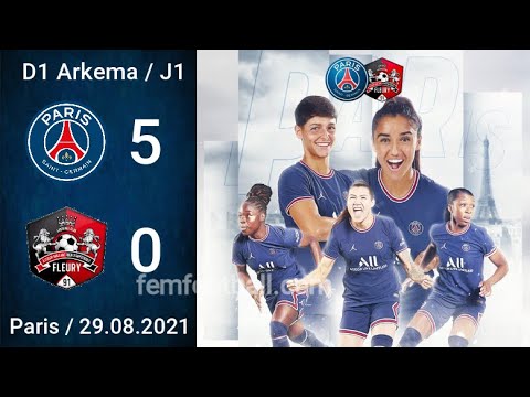 [5-0] | 29.08.2021 | PSG Féminines vs Fleury 91 | D1 Arkema | J1