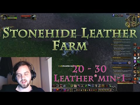 WoW - Stonehide Leather Farming (200 - 300 Leathers in 10 Minutes)
