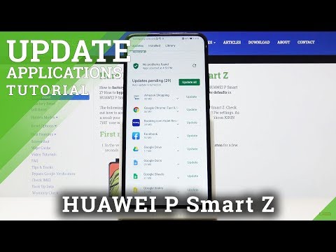 How to Update Apps in HUAWEI P Smart Z – Install Newest App Version