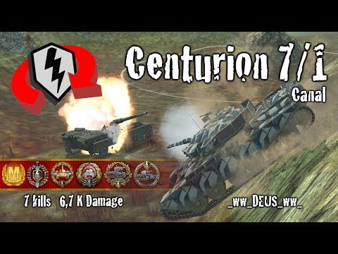 WoT Blitz Centurion 7/1 - 7 kills 6,7k Damage Replay