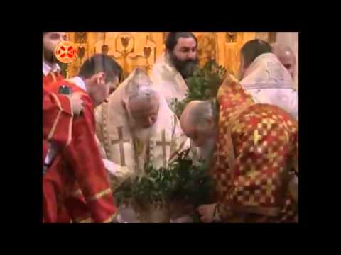 Tbilisi Orthodox Patriarch celebrates Palm Sunday