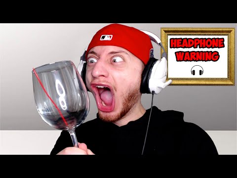 Trying To Break A Glass With My Voice