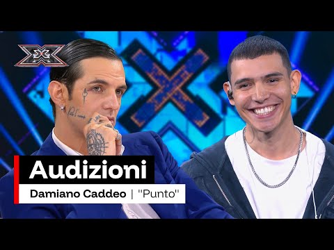 Damiano Caddeo canta il suo inedito “Punto” | X Factor 2025 Audizioni 1