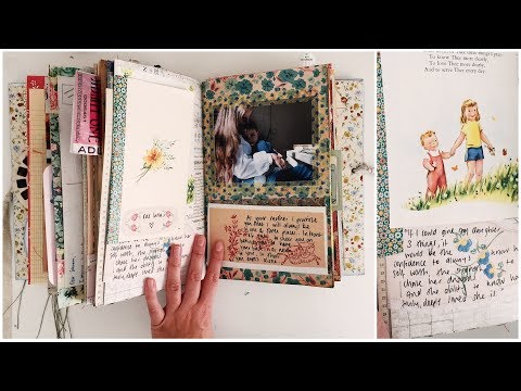 junk journal with me  process video ideas tips