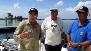preview picture of video 'Don Meissner and Louie Barkley fishing the St Lawrence River in Waddington, NY'