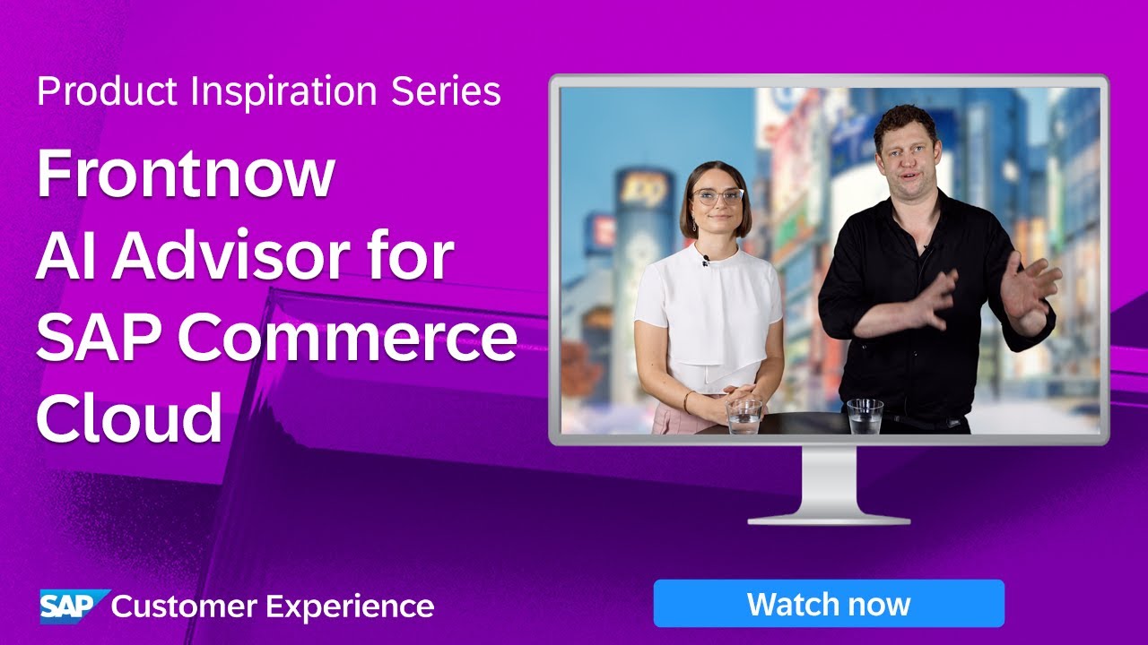 Frontnow AI Advisor for SAP Commerce Cloud | Product Inspiration Series