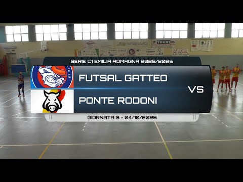 FUTSAL GATTEO VS PONTE RODONI - SERIE C1 EMILIA ROMAGNA 2025/2026 GIORNATA 3 - 04/10/2025