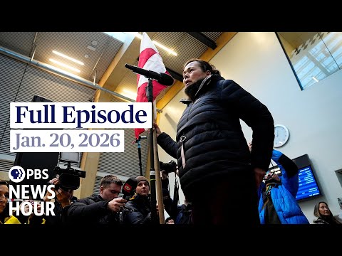 PBS News Hour full episode, Jan. 20, 2026