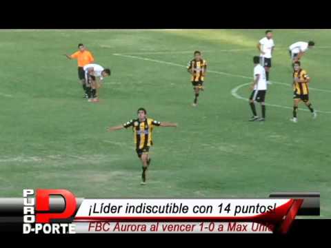 FBC Aurora logra la punta de la Liga de Cercado al vencer a Max Uhle