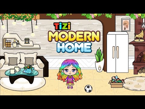Design Your Dream Home in TIZI MODERN HOME!🏠 | Fun Home Design Game for Kids | Tizi Town Games