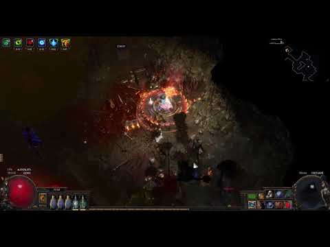 [3.4 delve] Indigon Blade Vortex Mino Kill(74lv)