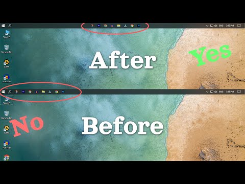 Center The Taskbar Icons In Windows 10 In | Hindi | #BROY