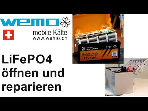 LiFePO4 reparieren öffnen nachhaltig Liontron ist aufschraubbar Zelle tauchen Akku defekt Batterie